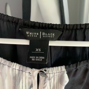 White House black market silk shirt